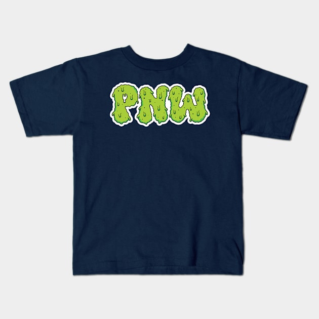 Pacific Northwest Kids T-Shirt by happysquatch